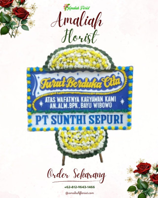 Papan Bunga Duka di Siremen